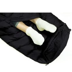 Grüezi Bag BIOPOD DOWNWOOL EXTREME LIGHT 185 BLACK EDITION - Sommerschlafsack -Freien Camping Geschäft 5638024347 g biopod downwool extreme light 185 black edition grueezi bag 24