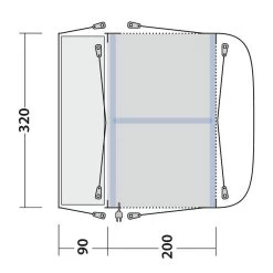 Outwell PARKVILLE 200SA - Busvorzelt -Freien Camping Geschäft 5638031663 n parkville 200sa outwell 24