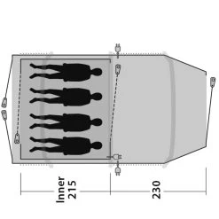 Outwell STARHILL 4A - Familienzelt -Freien Camping Geschäft 5638031667 o starhill 4a outwell 24