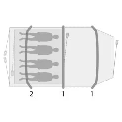 Outwell STARHILL 4A - Familienzelt -Freien Camping Geschäft 5638031667 q starhill 4a outwell 24