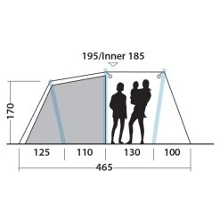 Outwell STARHILL 4A - Familienzelt -Freien Camping Geschäft 5638031667 r starhill 4a outwell 24