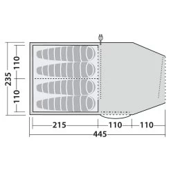 Robens DOUBLE DREAMER 4 - Tunnelzelt 25 Robens DOUBLE DREAMER 4 - Tunnelzelt -Freien Camping Geschäft 5638032235 eomaksk double dreamer 4 robens 24