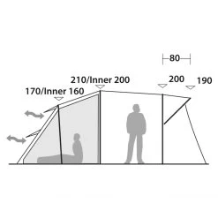 Robens WOLF MOON 5XP - Familienzelt -Freien Camping Geschäft 5638037126 k wolf moon 5xp robens 24